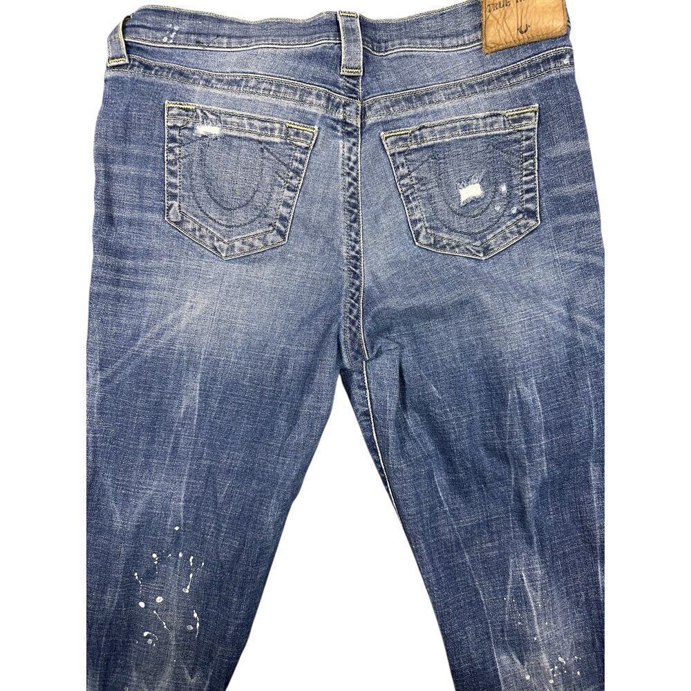 True Religion Cameron Slim Boyfriend Jeans Medium Wash Size 29 - Picture 7 of 11